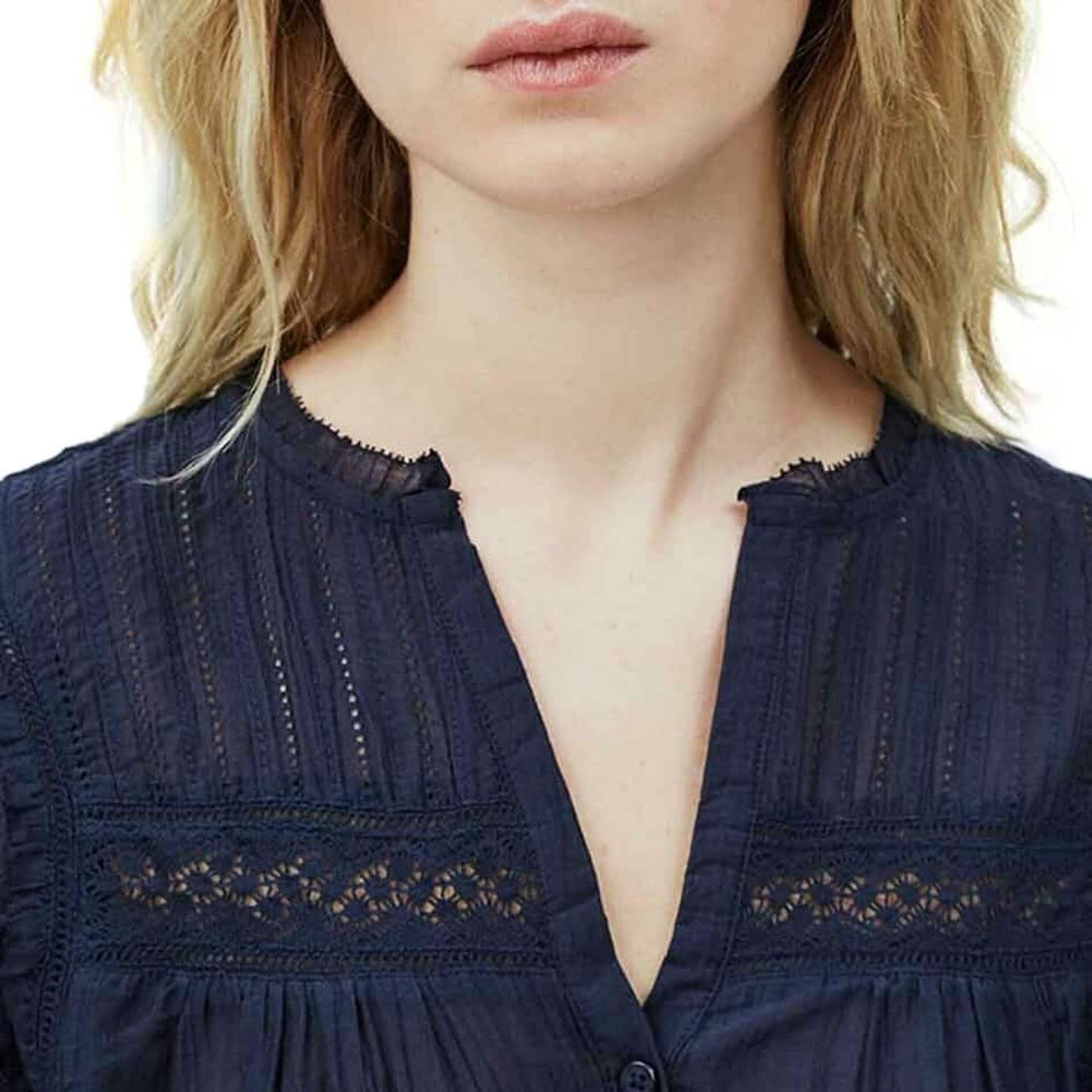 Pepe Jeans - Chemise Femme en Coton Mélangé, Élégance Bohème
