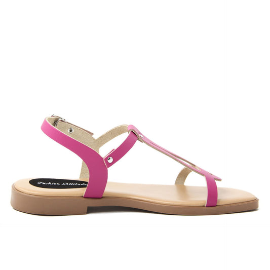 Fashion Attitude - Sandales Femme (Rose Vif)