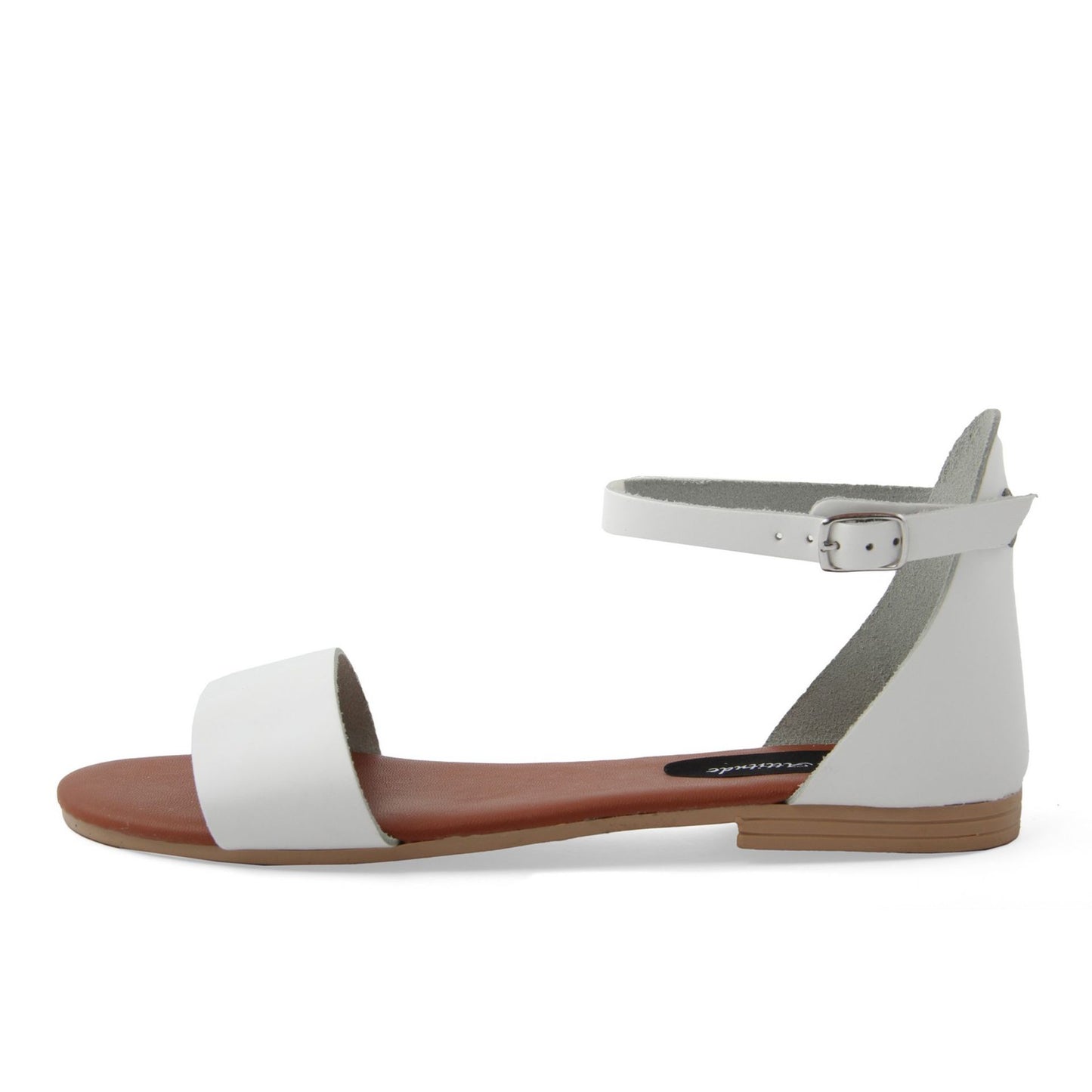 Fashion Attitude - Sandales Femme (Blanc Minimaliste)