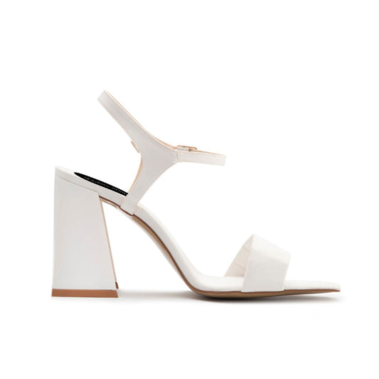 Fashion Attitude - Sandales Femme à Talon Blanc