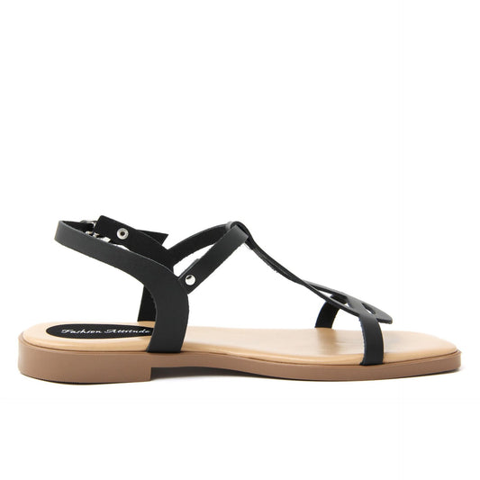 Fashion Attitude - Sandales Femme (Noir)