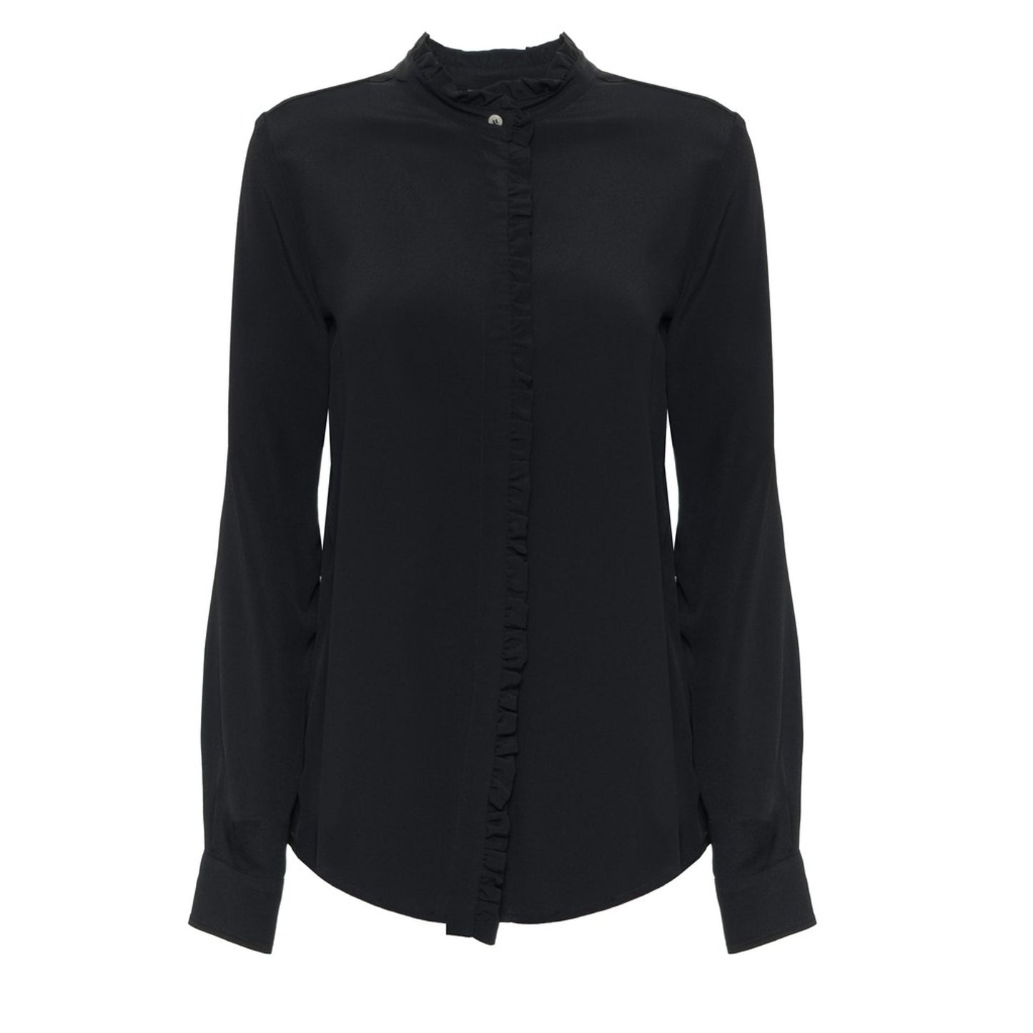 Harmont & Blaine - Chemise Femme en Soie et Acrylique, Élégance Intemporelle