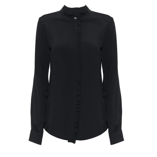 Harmont & Blaine - Chemise Femme en Soie et Acrylique, Élégance Intemporelle
