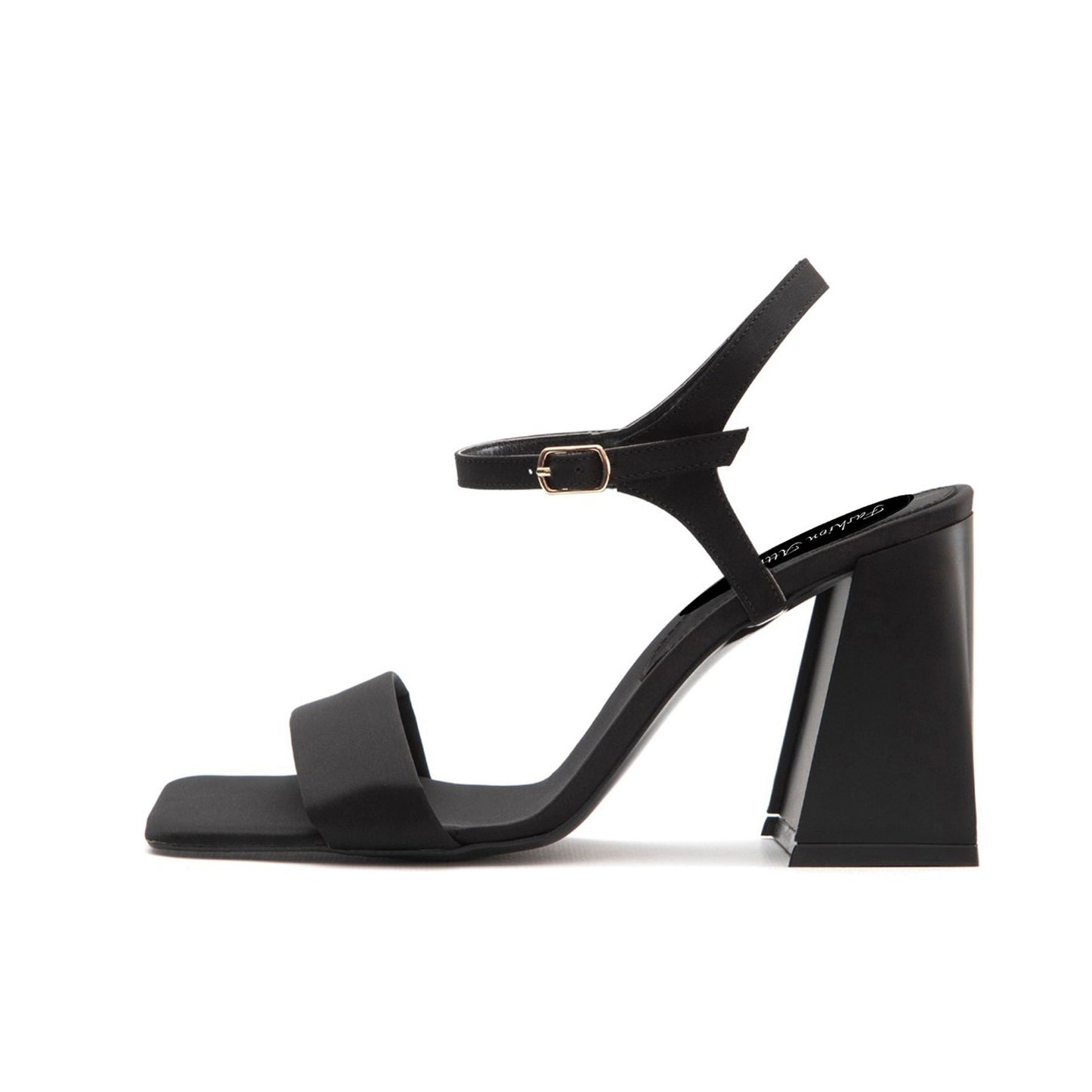 Fashion Attitude - Sandales Femme à Talon Noir