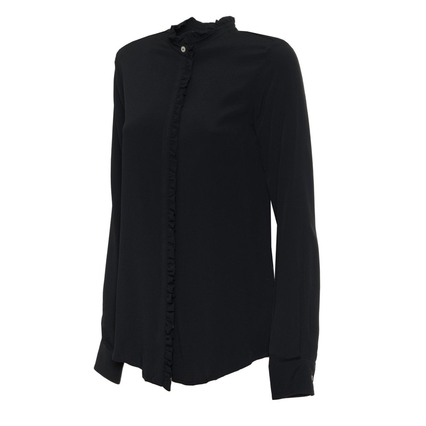 Harmont & Blaine - Chemise Femme en Soie et Acrylique, Élégance Intemporelle