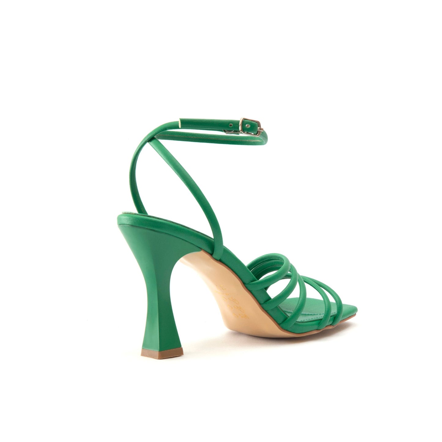 Fashion Attitude - Sandales Femme à Talon Vert Élégant