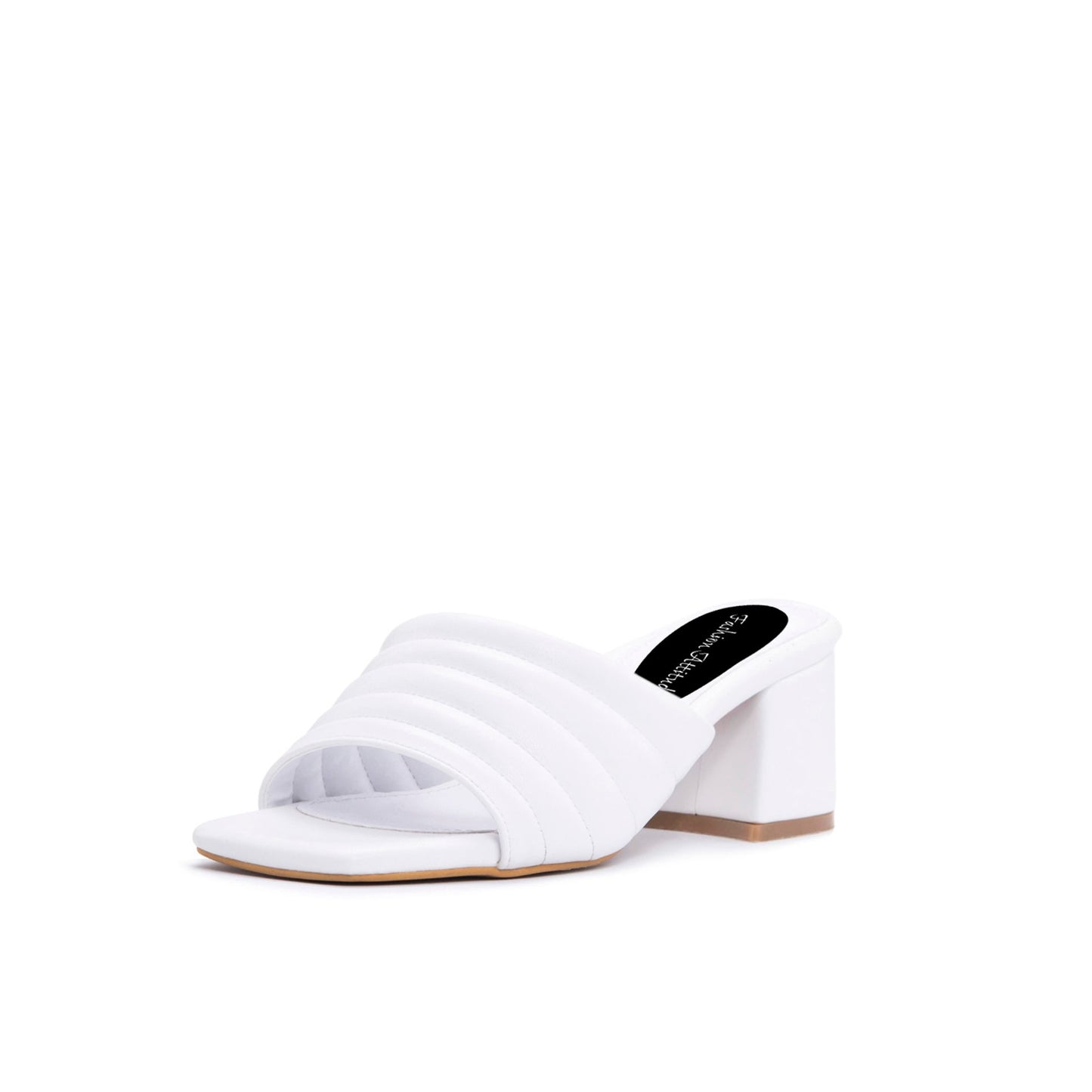 Fashion Attitude - Sandales Femme à Talon Blanc Élégant
