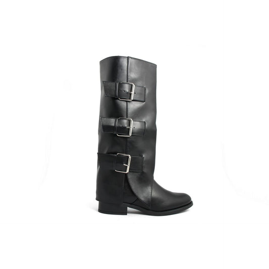 Bottes Fashion Attitude en Matière Synthétique Noir