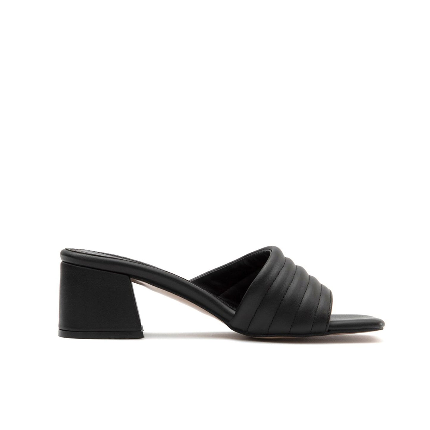 Fashion Attitude - Sandales Femme à Talon Noir Élégant