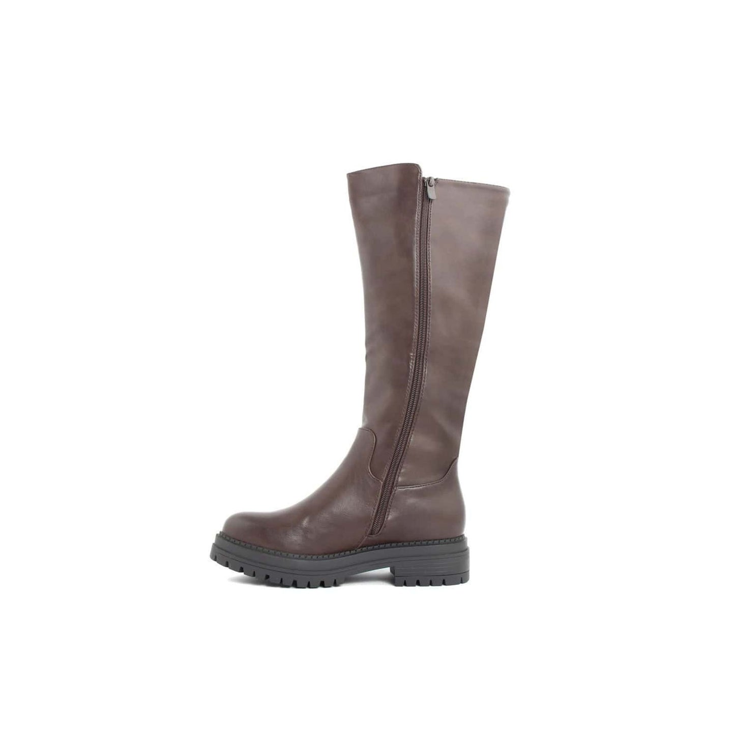 Bottes Fashion Attitude en Cuir Brun