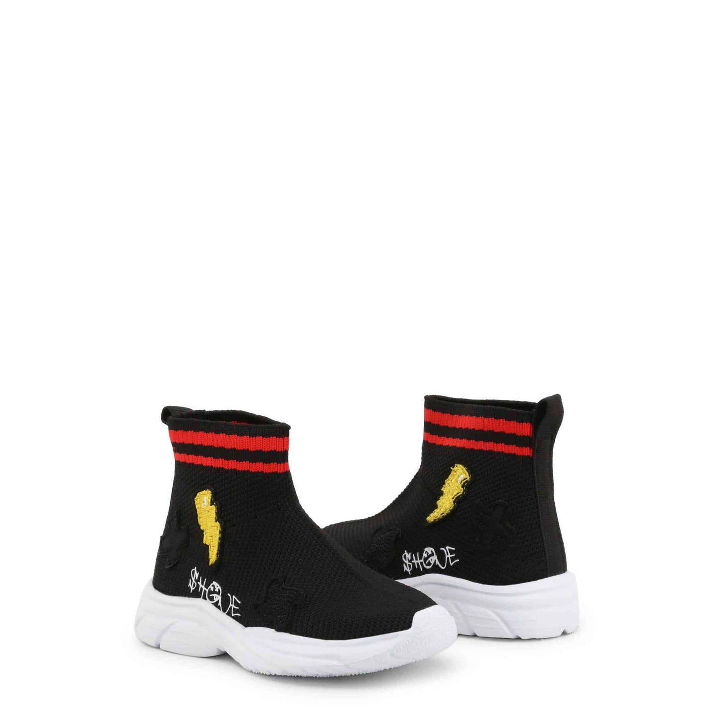 Shone Sneakers Enfant Noir et Rouge
