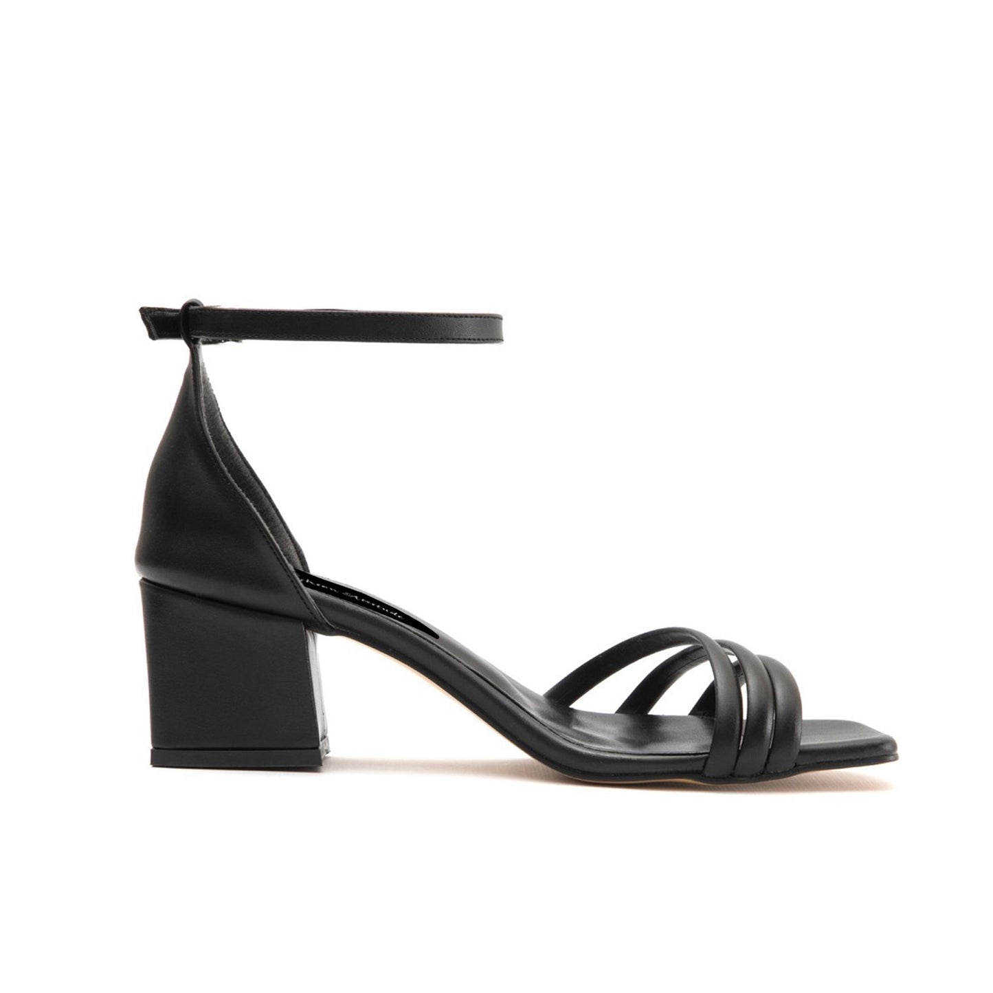 Fashion Attitude - Sandales Femme à Talon Bloc Noir