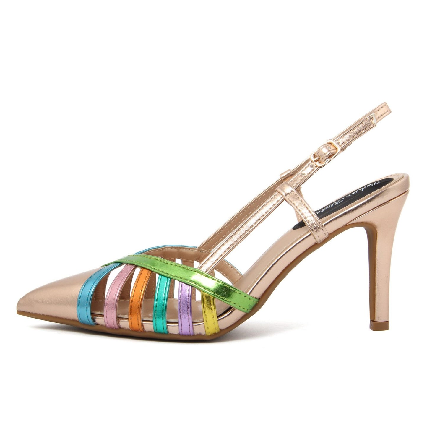 Fashion Attitude - Sandales Femme à Talon Aigu Multicolore Élégant