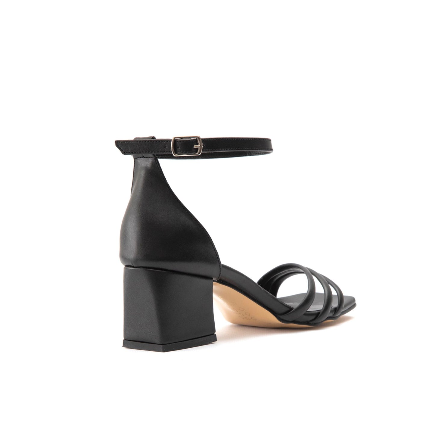 Fashion Attitude - Sandales Femme à Talon Bloc Noir
