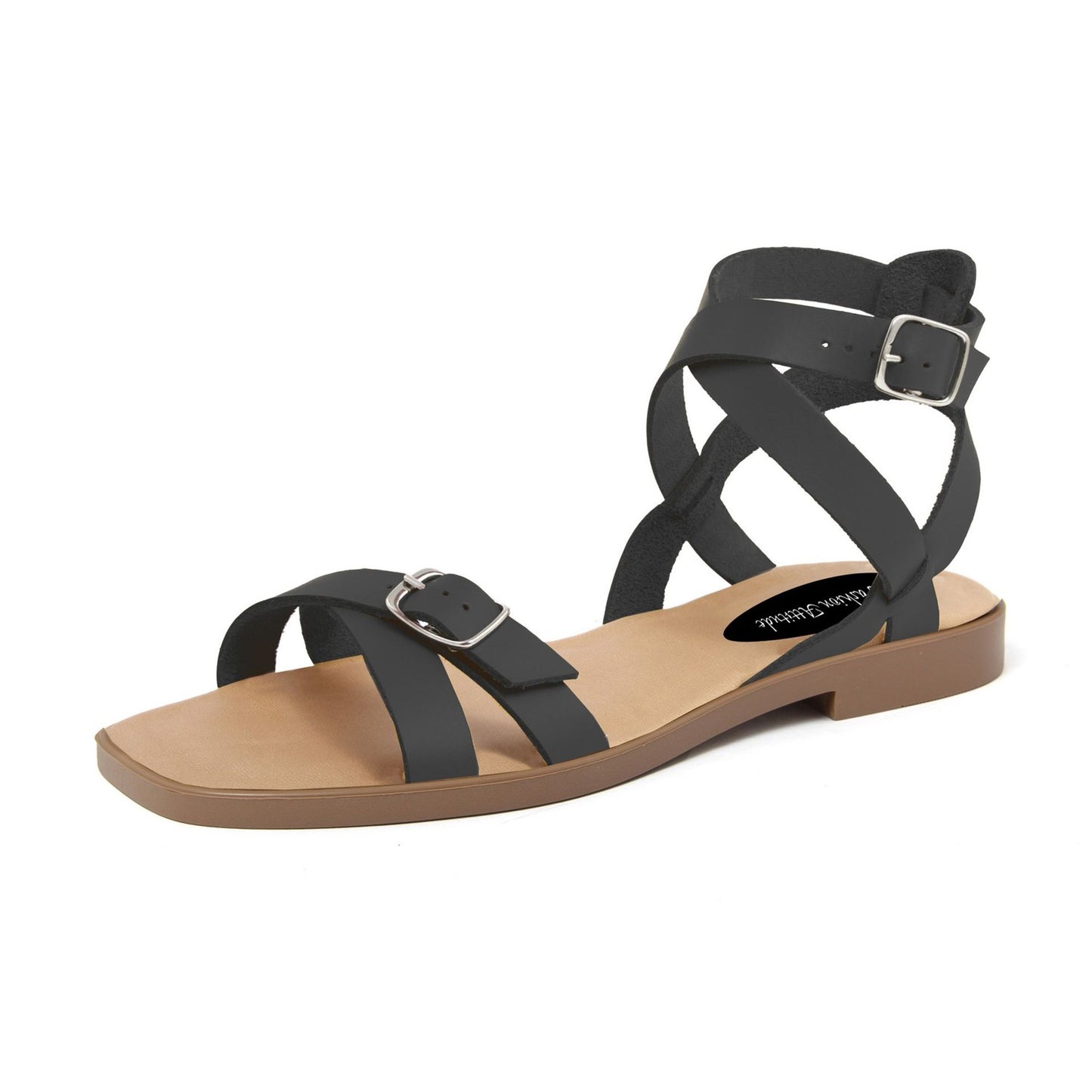 Fashion Attitude - Sandales Femme (Noir)