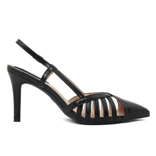 Fashion Attitude - Sandales Femme à Talon Aigu Noir Élégant