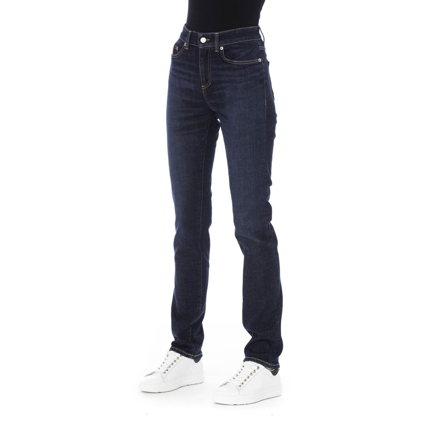 Baldinini Trend - Jean Femme Coupe Régulière, Style et Confort