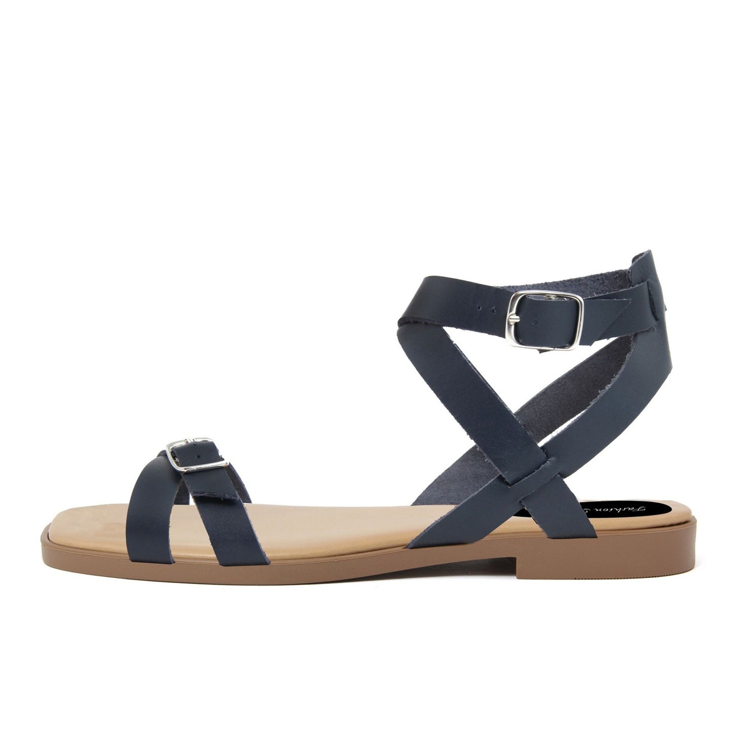 Fashion Attitude - Sandales Femme (Bleu Navy)