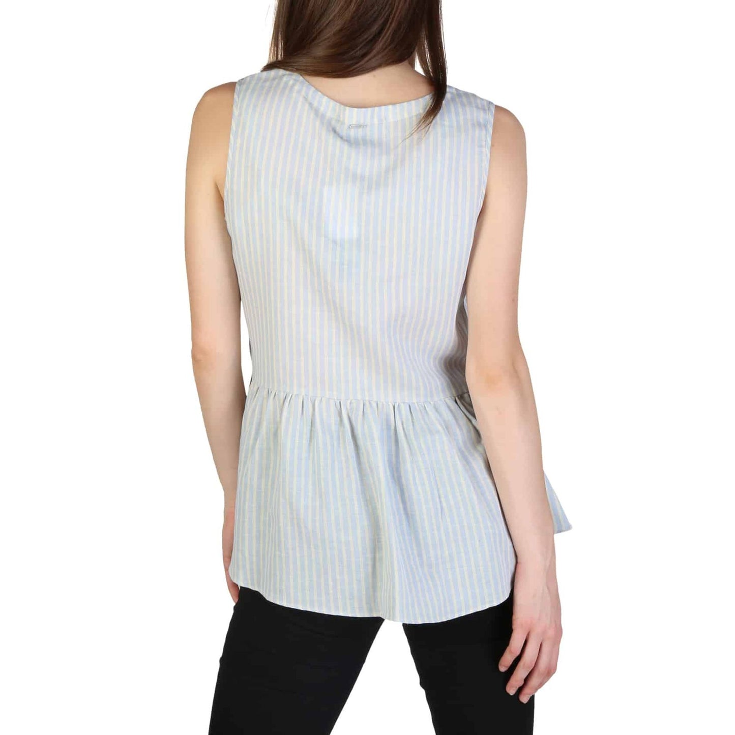 Armani Exchange - Chemise Sans Manches en Coton et Lin, Élégance Estivale
