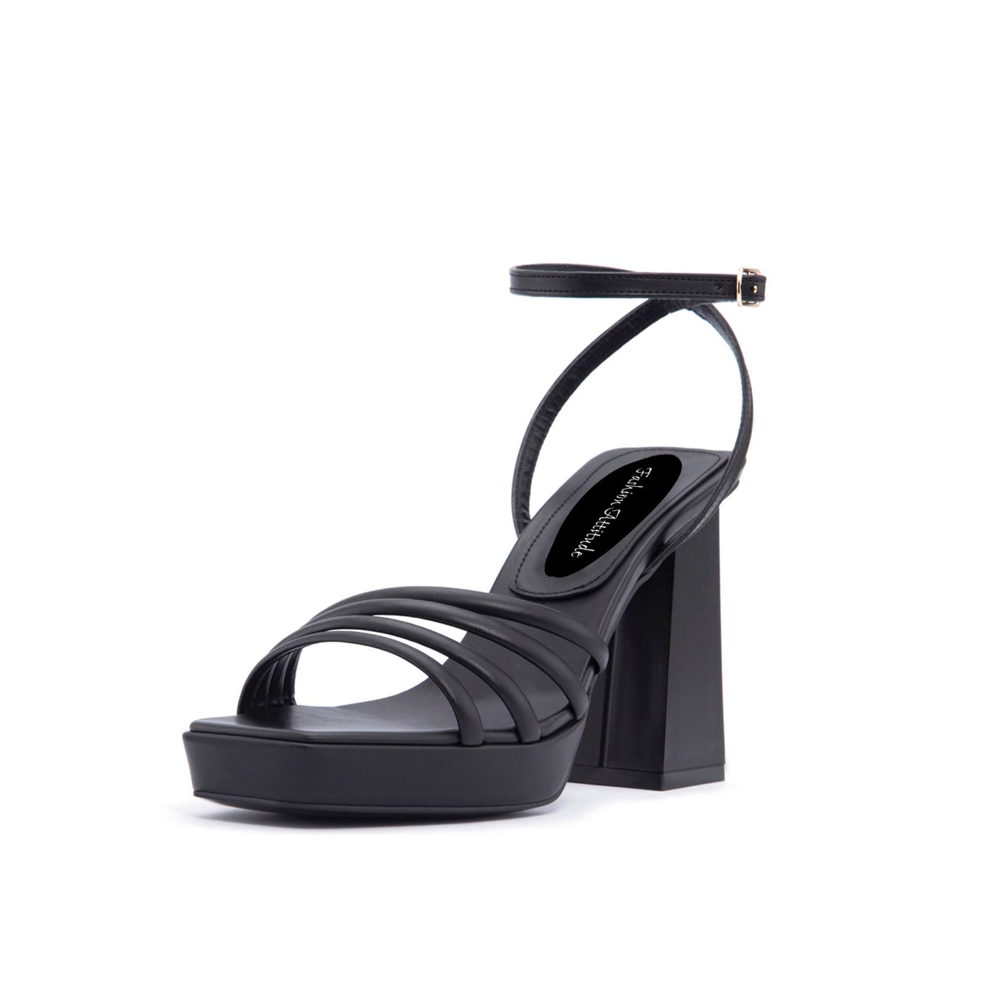 Fashion Attitude - Sandales Femme à Talon Noir