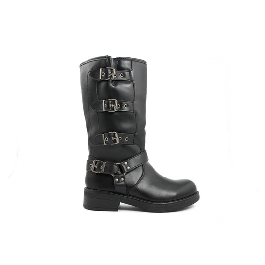 Bottes Fashion Attitude en Matière Synthétique Noir