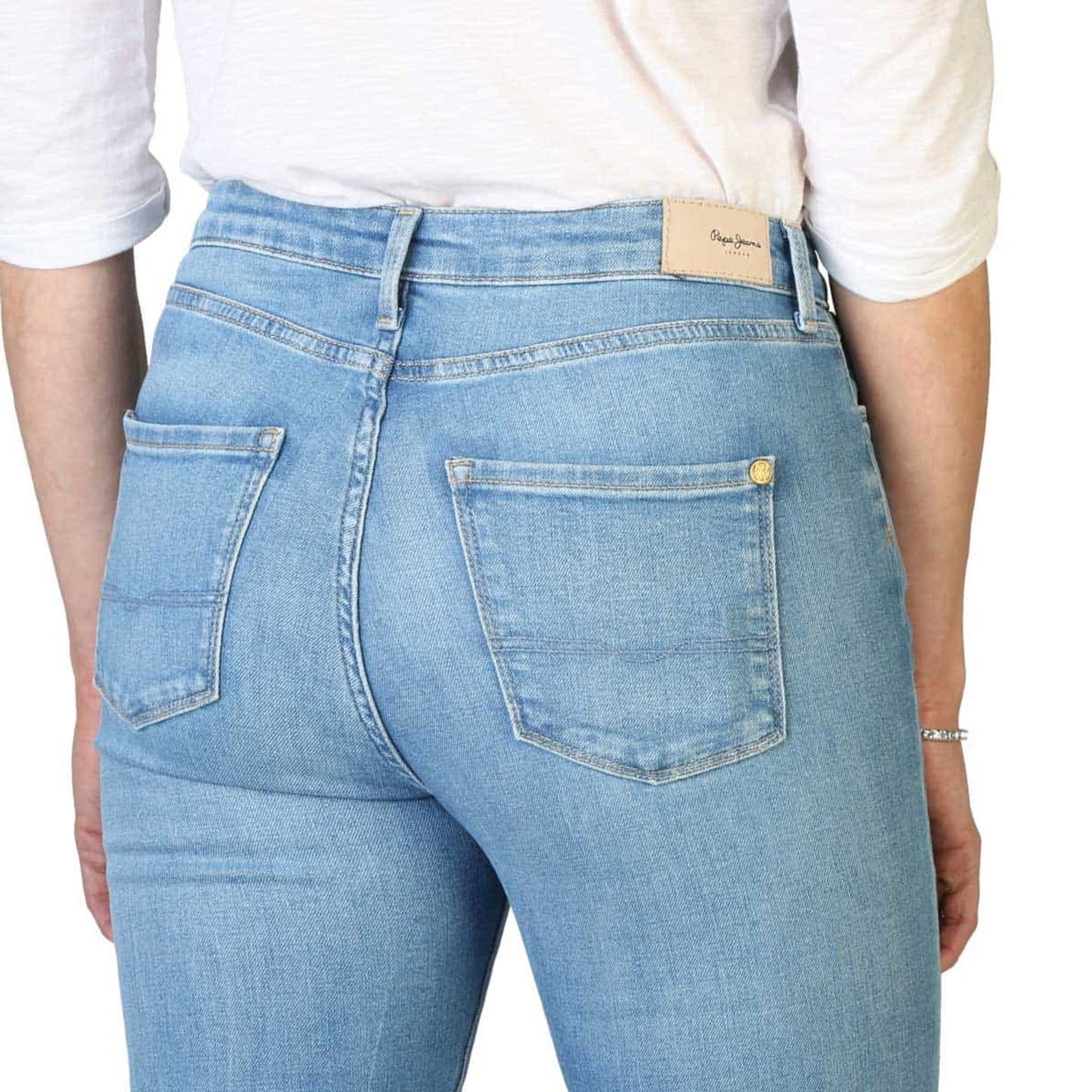 Pepe Jeans - Jean Femme Coupe Évasée, Style Vintage et Confort Moderne