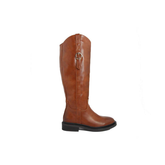 Bottes Fashion Attitude en Cuir Tan