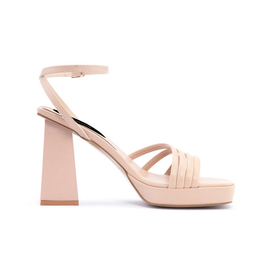 Fashion Attitude - Sandales Femme à Talon Beige