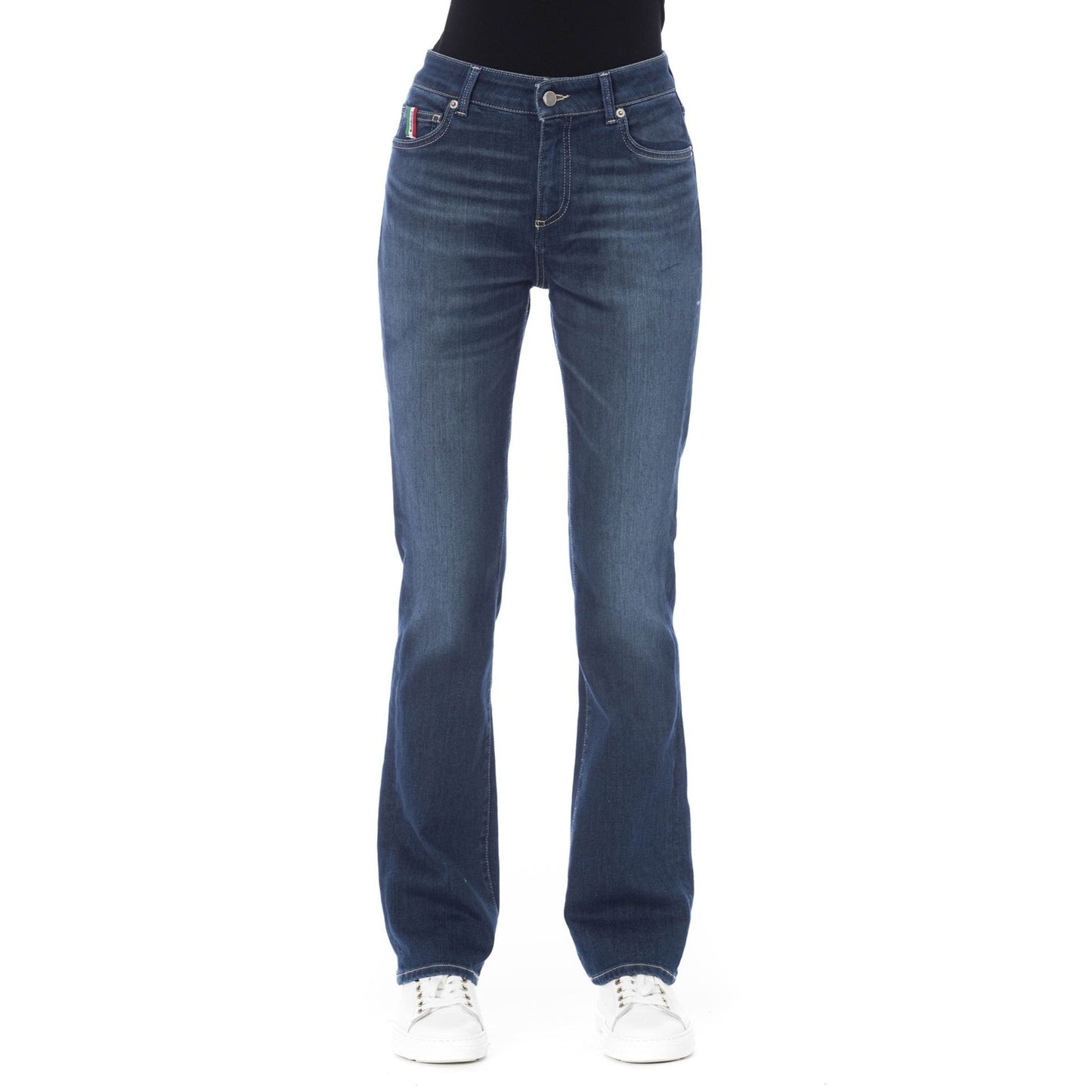 Baldinini Trend - Jean Femme Coupe Régulière, Confort et Élégance