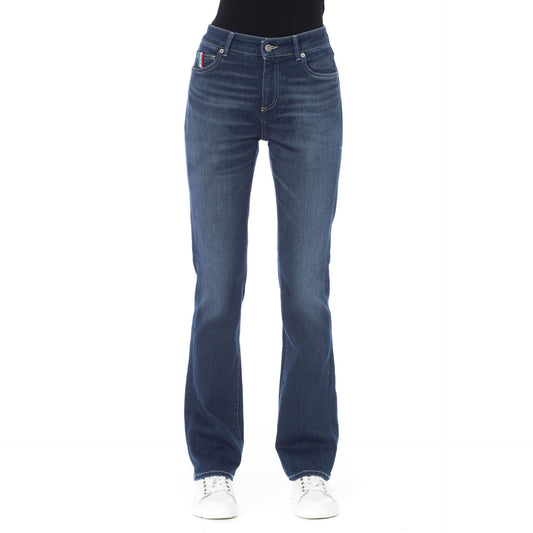 Baldinini Trend - Jean Femme Coupe Régulière, Confort et Élégance