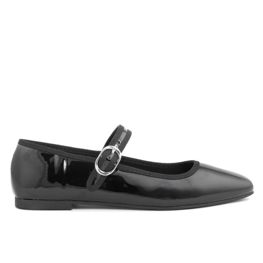 Ballerines Fashion Attitude en Cuir Verni Synthétique Noir