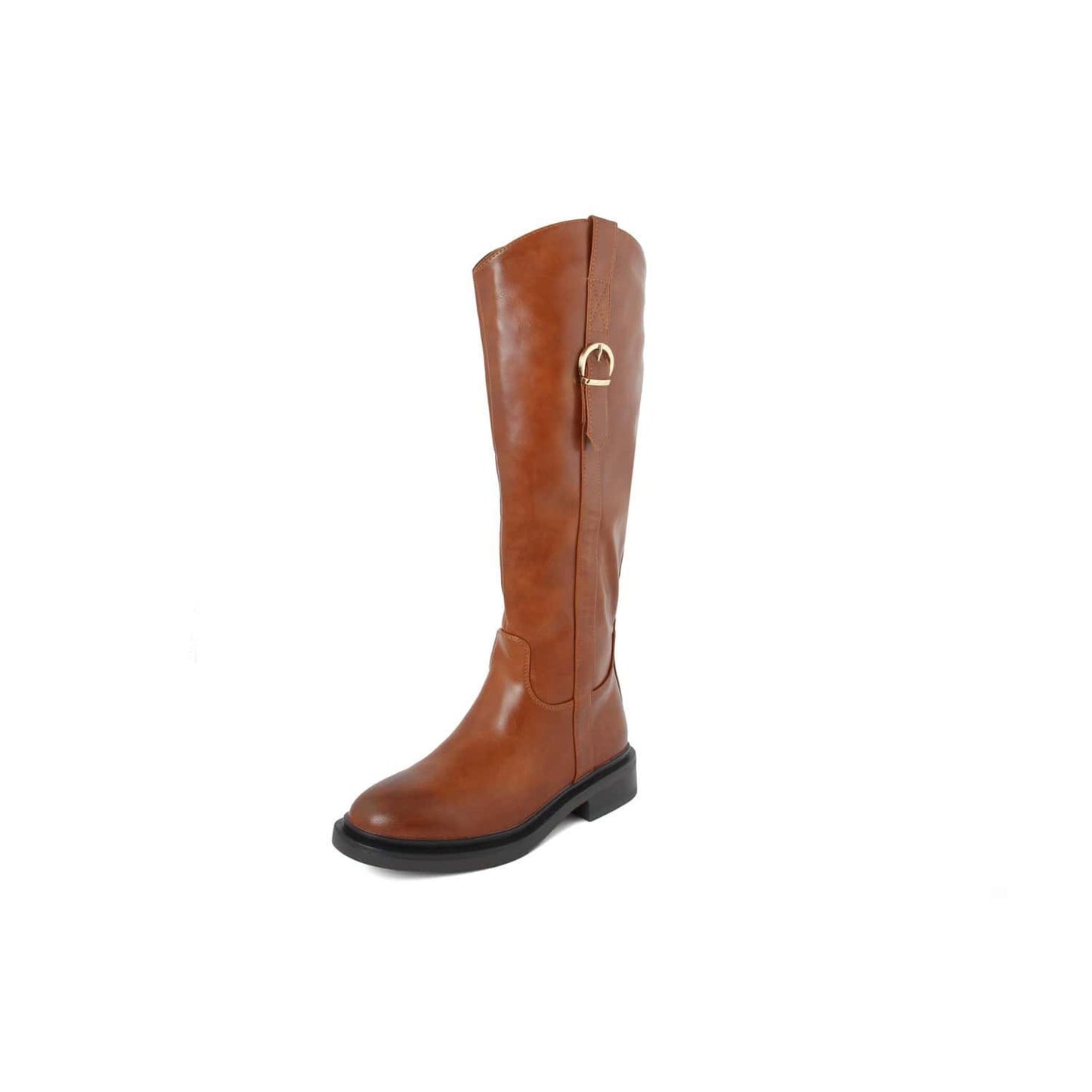 Bottes Fashion Attitude en Cuir Tan