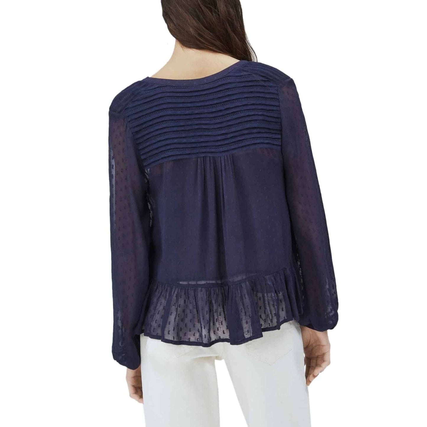 Pepe Jeans - Chemise Femme Fluide en Viscose, Élégance Romantique